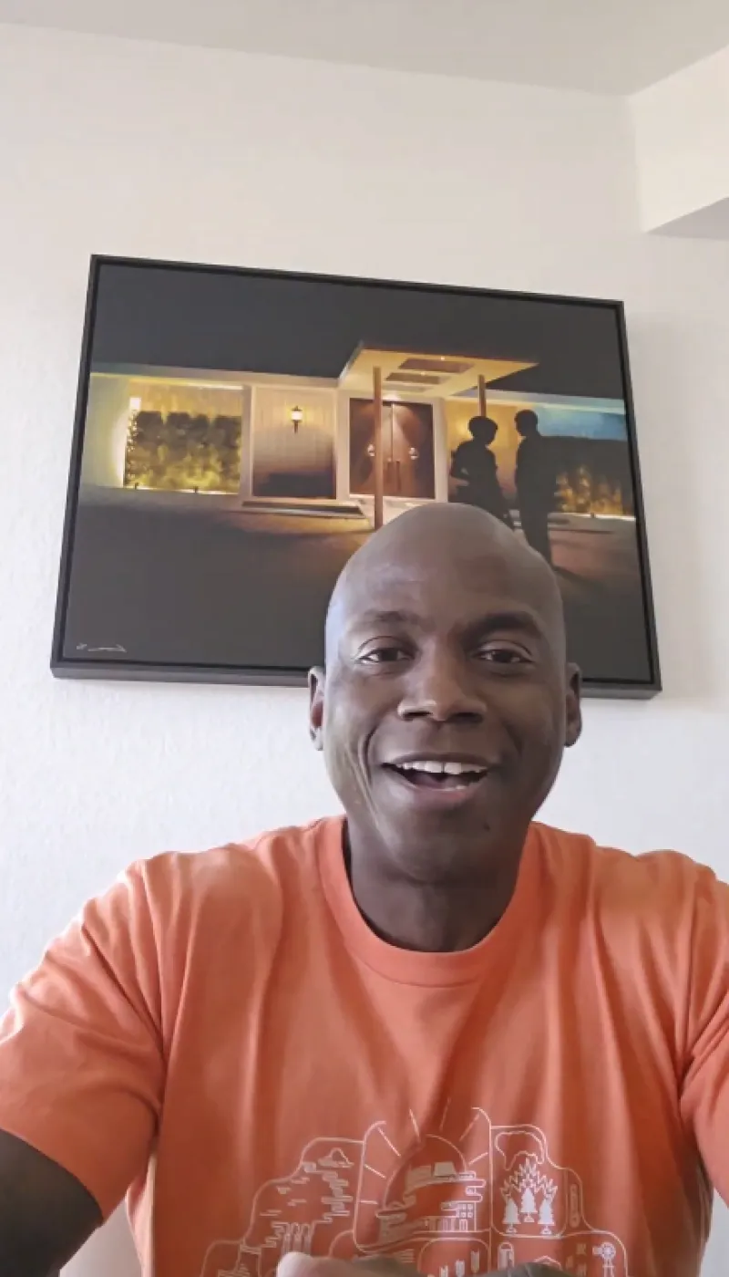 Allen shares his tennis lesson experience