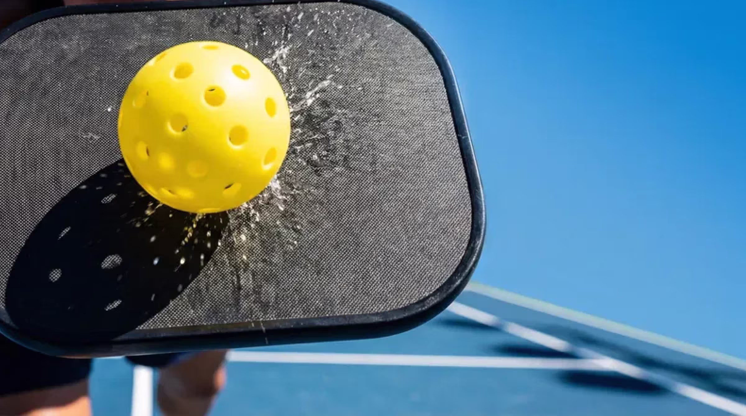 People enjoying pickleball